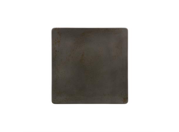 POTTERY tallerken 240x240mm Dekor: Unique Dark Grey